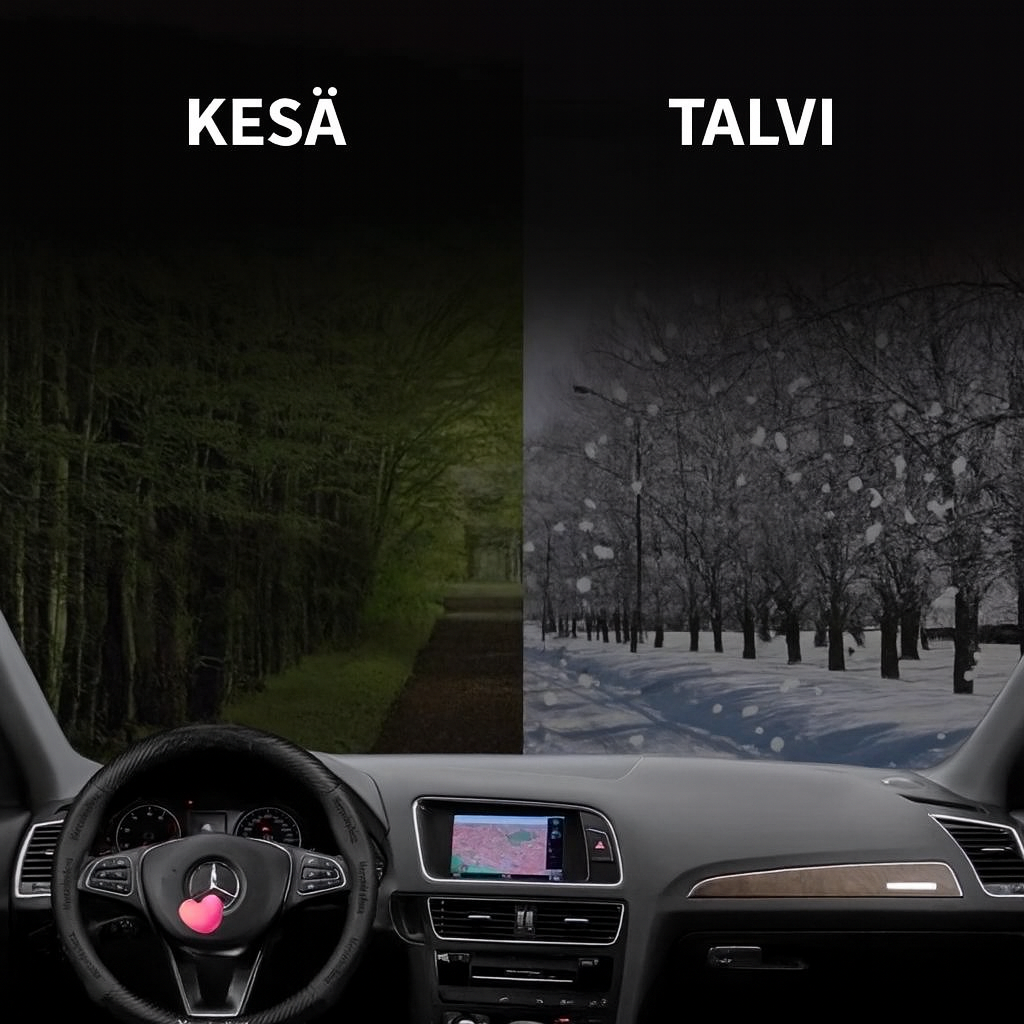 Hiilikuituinen / mokkanahkainen ohjauspyörän suojus