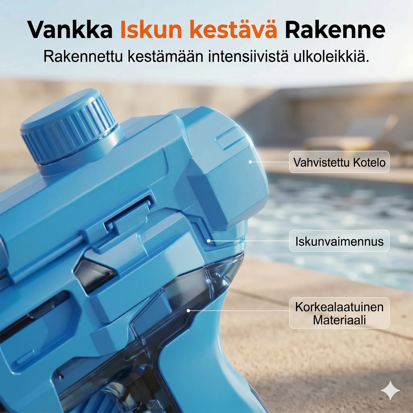 Sateenkaaren lailla loistava vesipyssy