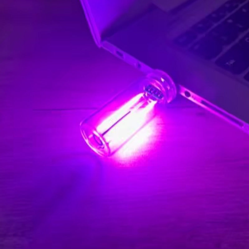 Kannettava kosketusohjattava lasipallo USB-yövalo