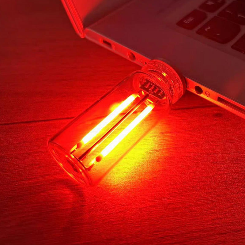Kannettava kosketusohjattava lasipallo USB-yövalo