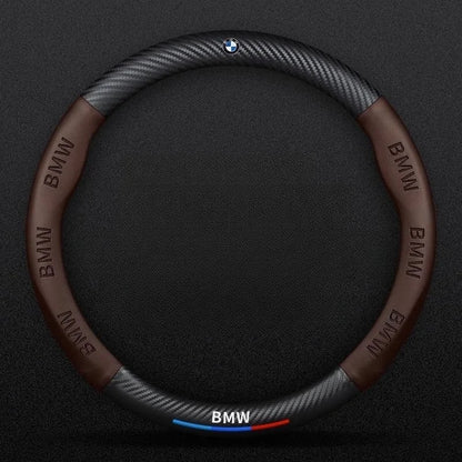 Hiilikuituinen / mokkanahkainen ohjauspyörän suojus