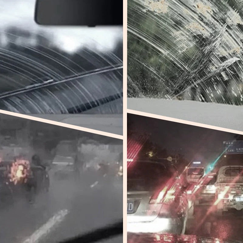 Auton sivulasien öljykalvon poistoaine