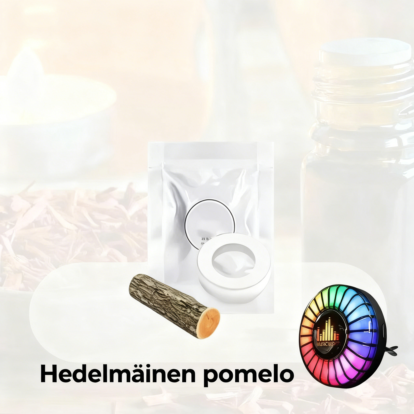 Musical Rhythm LED -autovalo (aromidiffuusorilla)