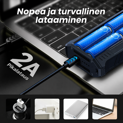 Tehokas turbopuhallin