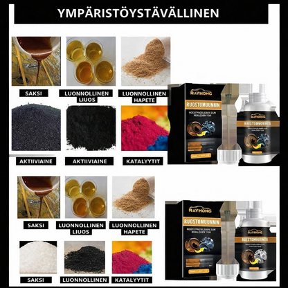 Tehokas ruosteenpoistaja ja ruosteenmuunnin