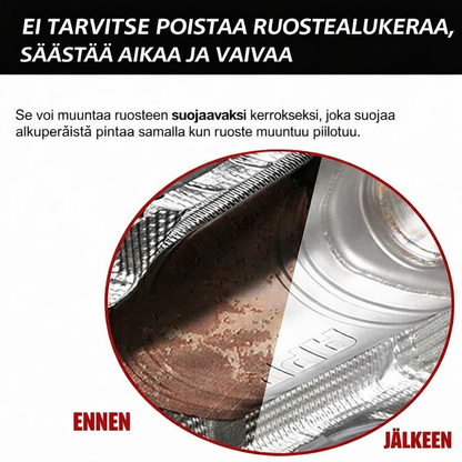 Tehokas ruosteenpoistaja ja ruosteenmuunnin