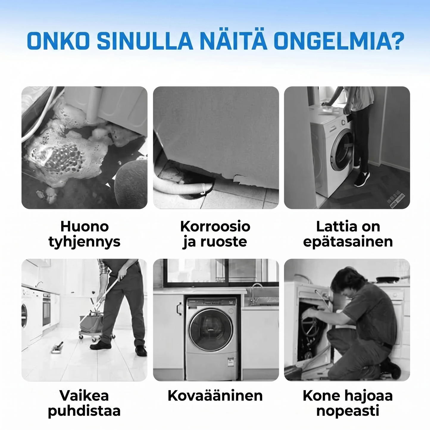 4 tyynyn setti, joka kantaa jopa 500 kg