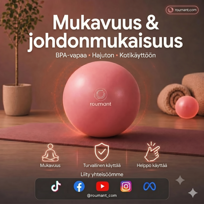 Pilatespallo 15 cm – räjähdyssuojattu, hunajakenno-antislip, kannettava