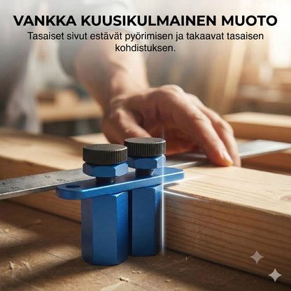 Alumiininen porrasmitta ja kulmarauta