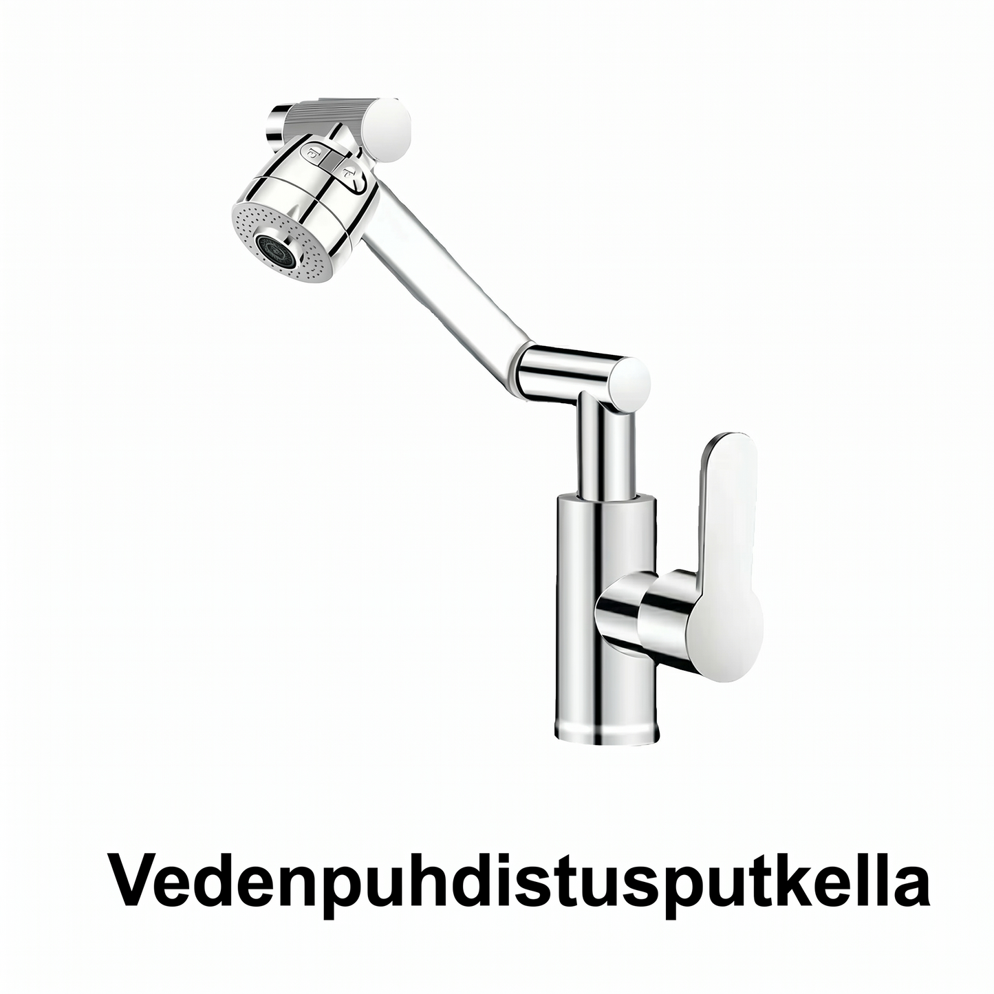 1080° kääntyvä hana, roiskumaton, kaksi vesisuihkutilaa