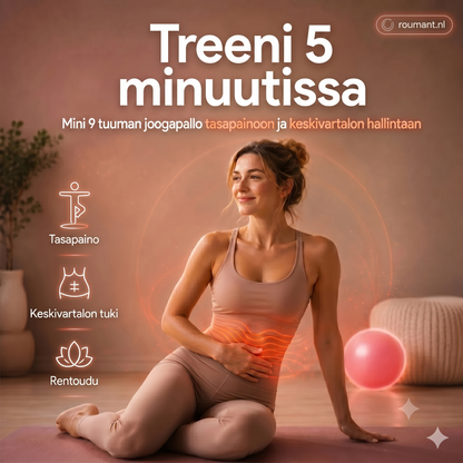 Pilatespallo 15 cm – räjähdyssuojattu, hunajakenno-antislip, kannettava