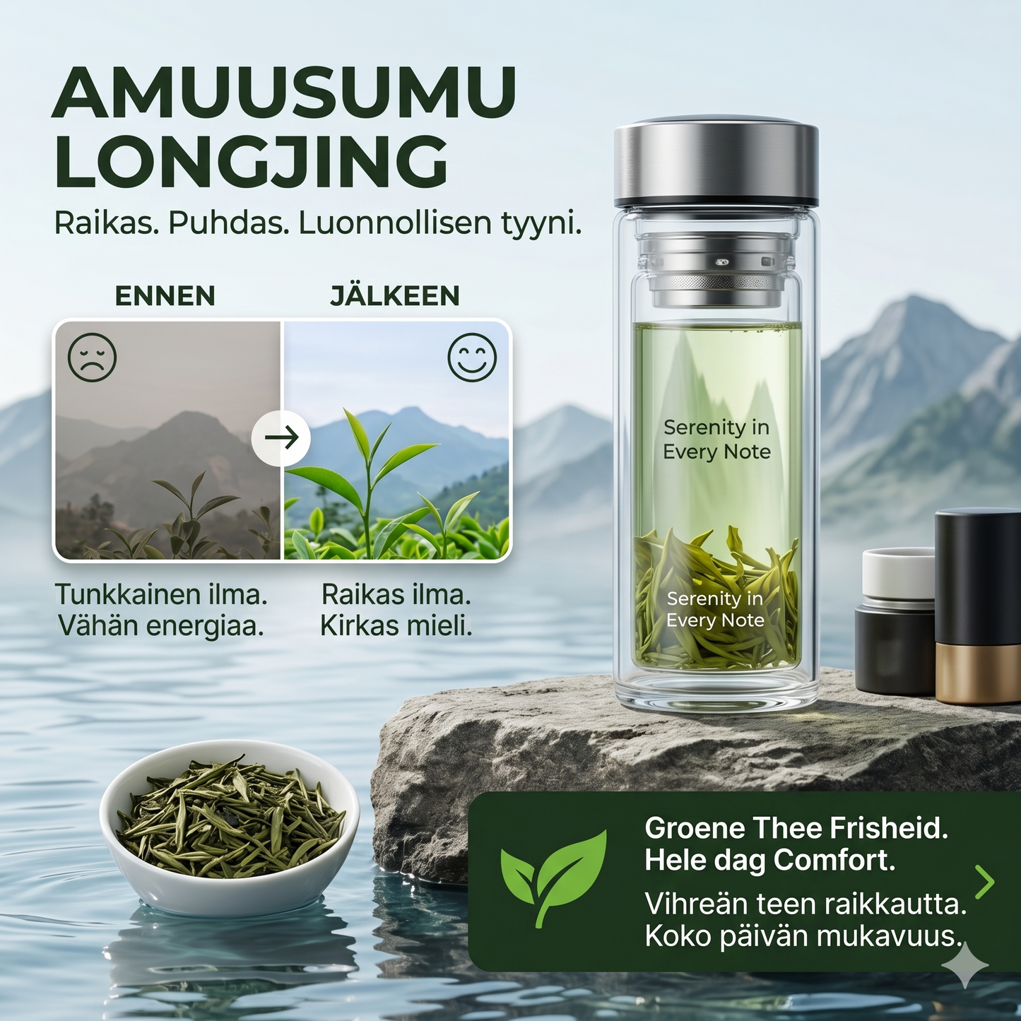 110 ml pitkäkestoinen auton ilmanraikastin