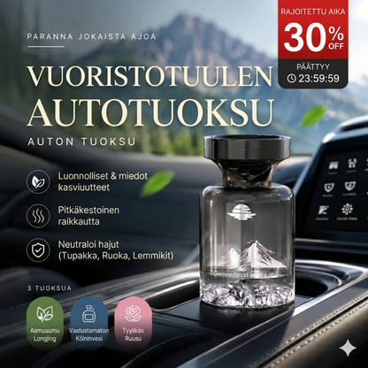 110 ml pitkäkestoinen auton ilmanraikastin