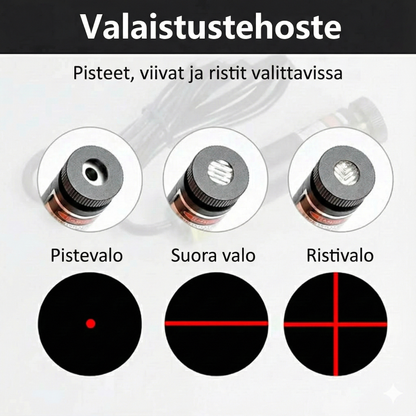 Magneettinen asemointipeittolamppu ompelukoneeseen