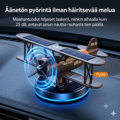 Lentokonemalli auton koristeluun, jossa on