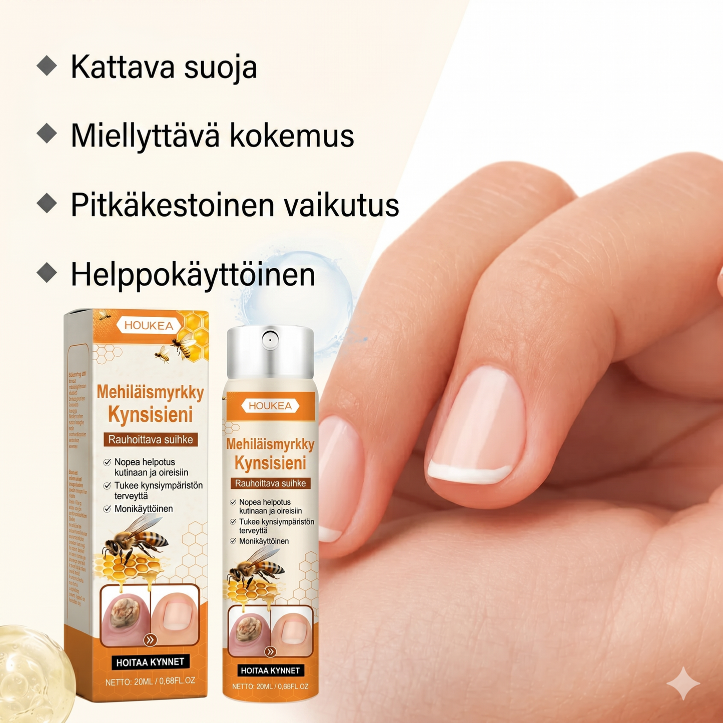 Mehiläismyrkky-kynsisuihke