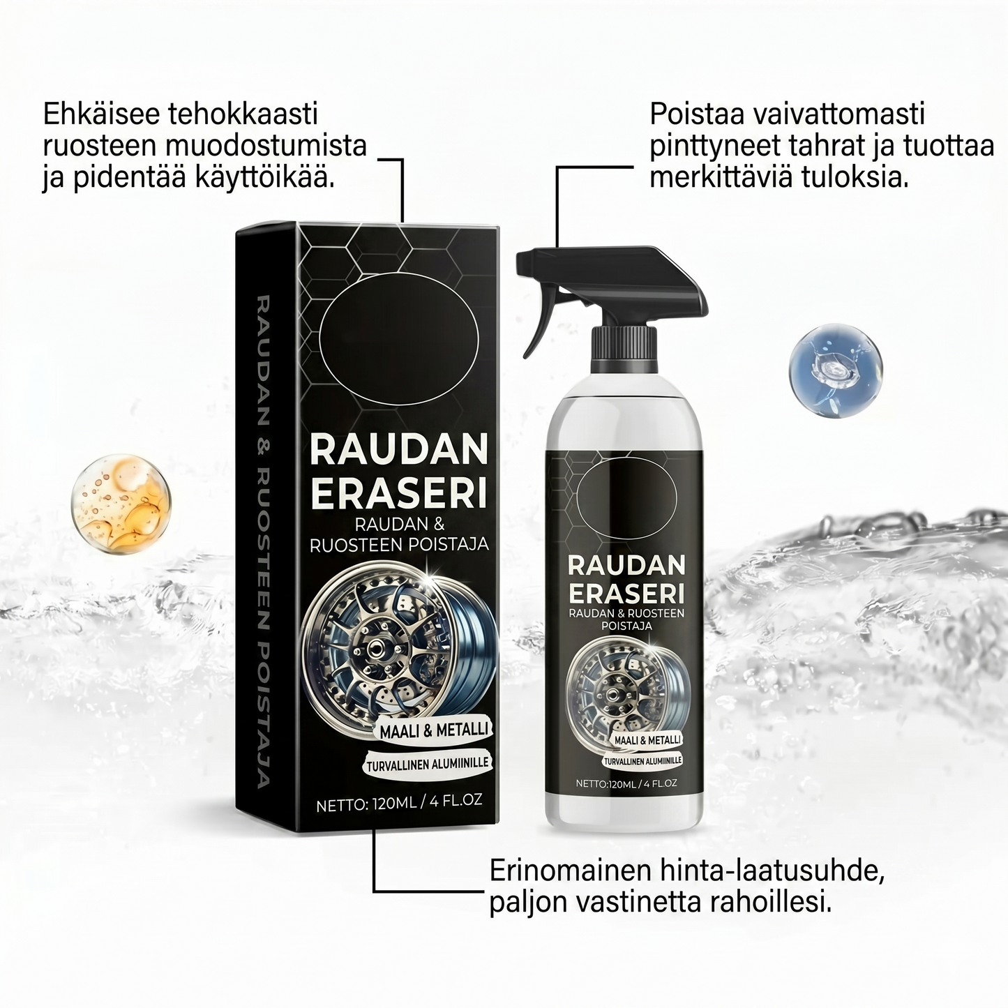 Teollisuuslaatuinen ruosteenpoistoaine