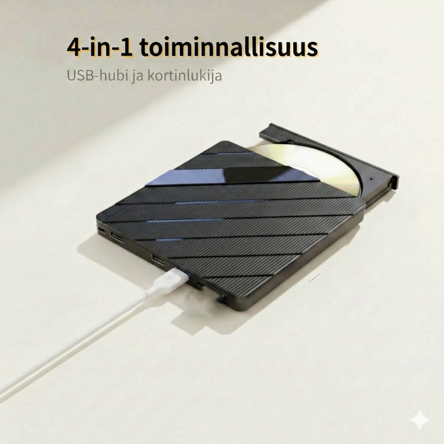 Ulkoinen CD/DVD-asema kannettavalle tietokoneelle