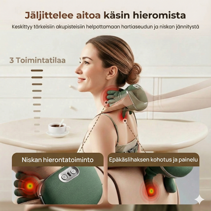 Paras kannettava niskahierontalaite – 3 kertaa enemmän rentoutumista!
