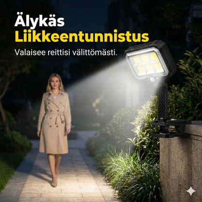 Aurinkokennoulkovalo – napsauta se kiinni ja puutarhasi loistaa ilmaiseksi!