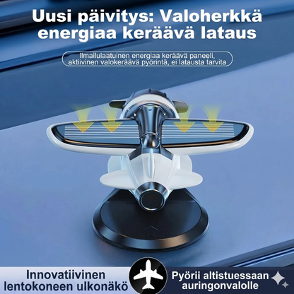 Lentokonemalli auton koristeluun, jossa on