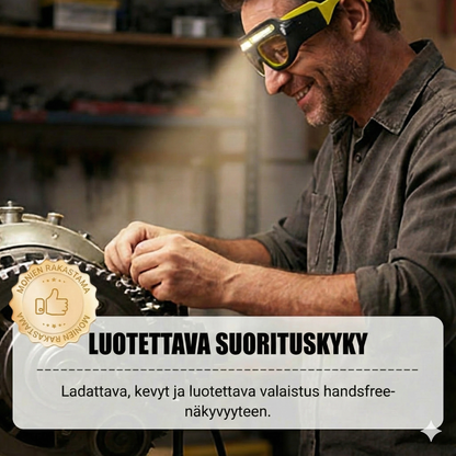 Tehokas LED-otsalamppu: Vedenkestävä ja ladattava (ulkokäyttöön ja tee-se-itse-käyttöön)