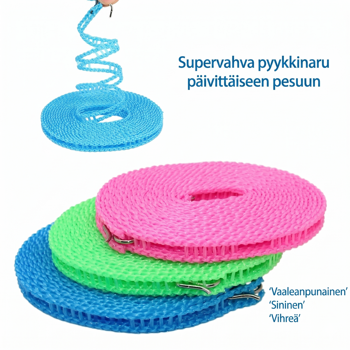 Kannettava pyykkinaru – kiinnittyy mihin tahansa
