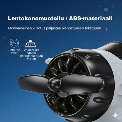 Lentokonemalli auton koristeluun, jossa on