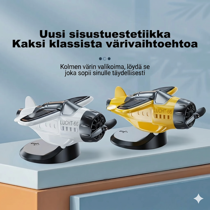 Lentokonemalli auton koristeluun, jossa on