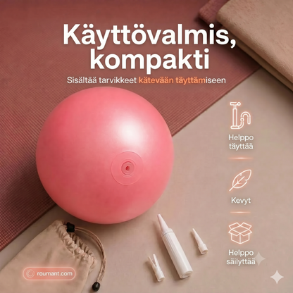 Pilatespallo 15 cm – räjähdyssuojattu, hunajakenno-antislip, kannettava