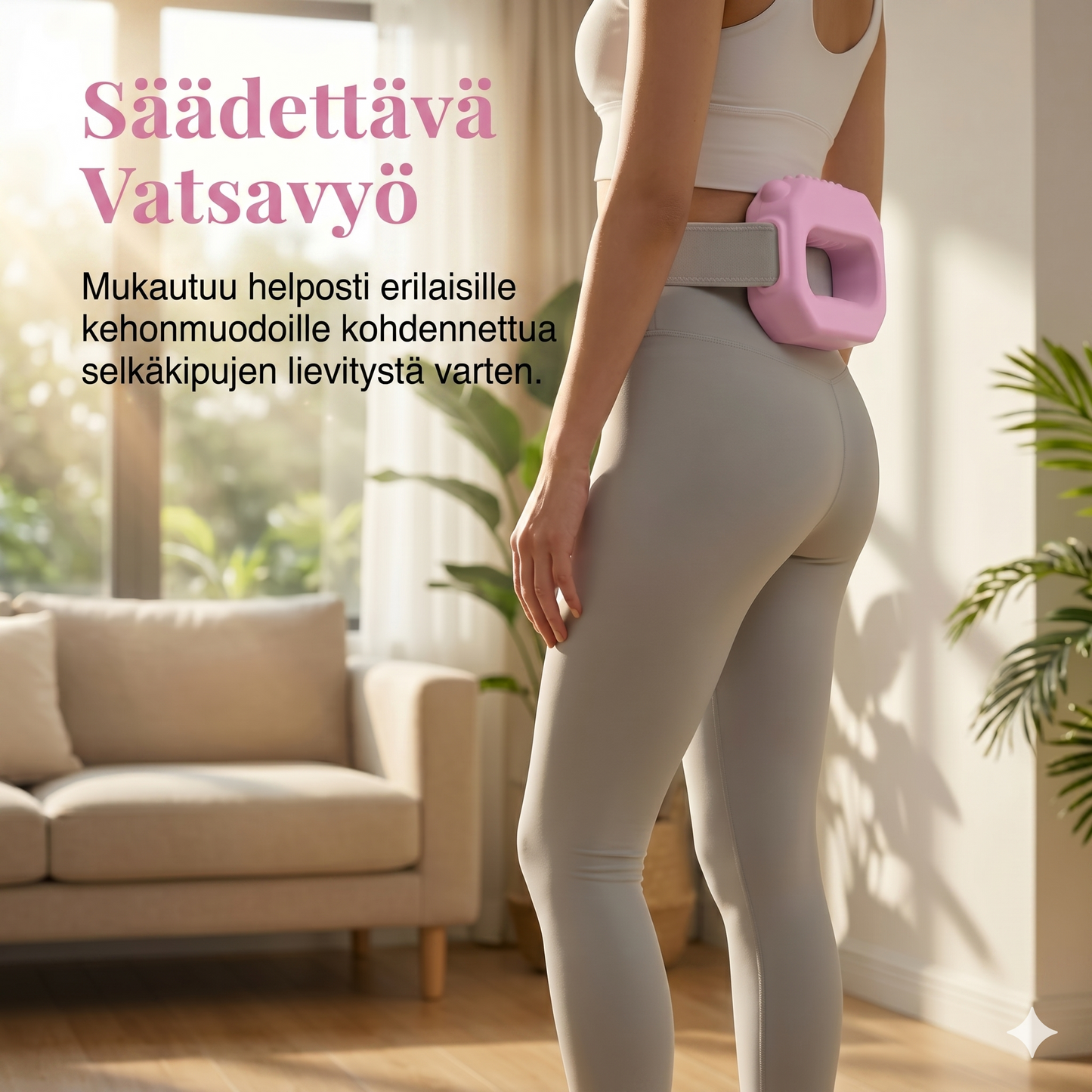 3-in-1 tärisevä faskiagengas-hierontalaite