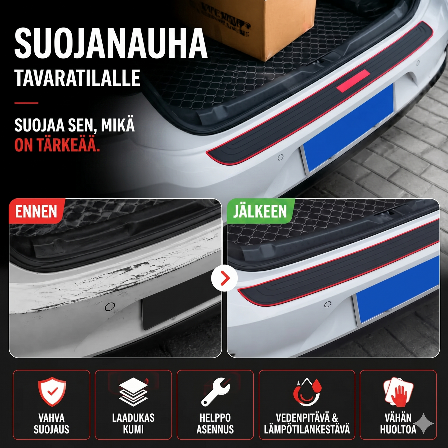 Tavaratilan suojamatto