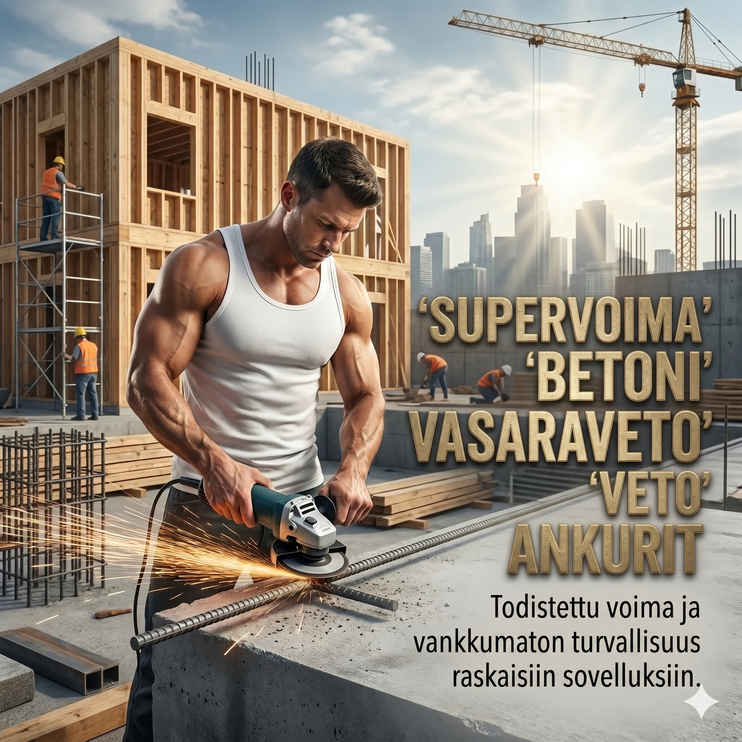 Lyöntitulppa betonille ja tiilelle