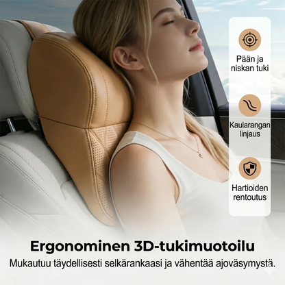 Ilmailuluokan PU-nahkainen auton niskatuki