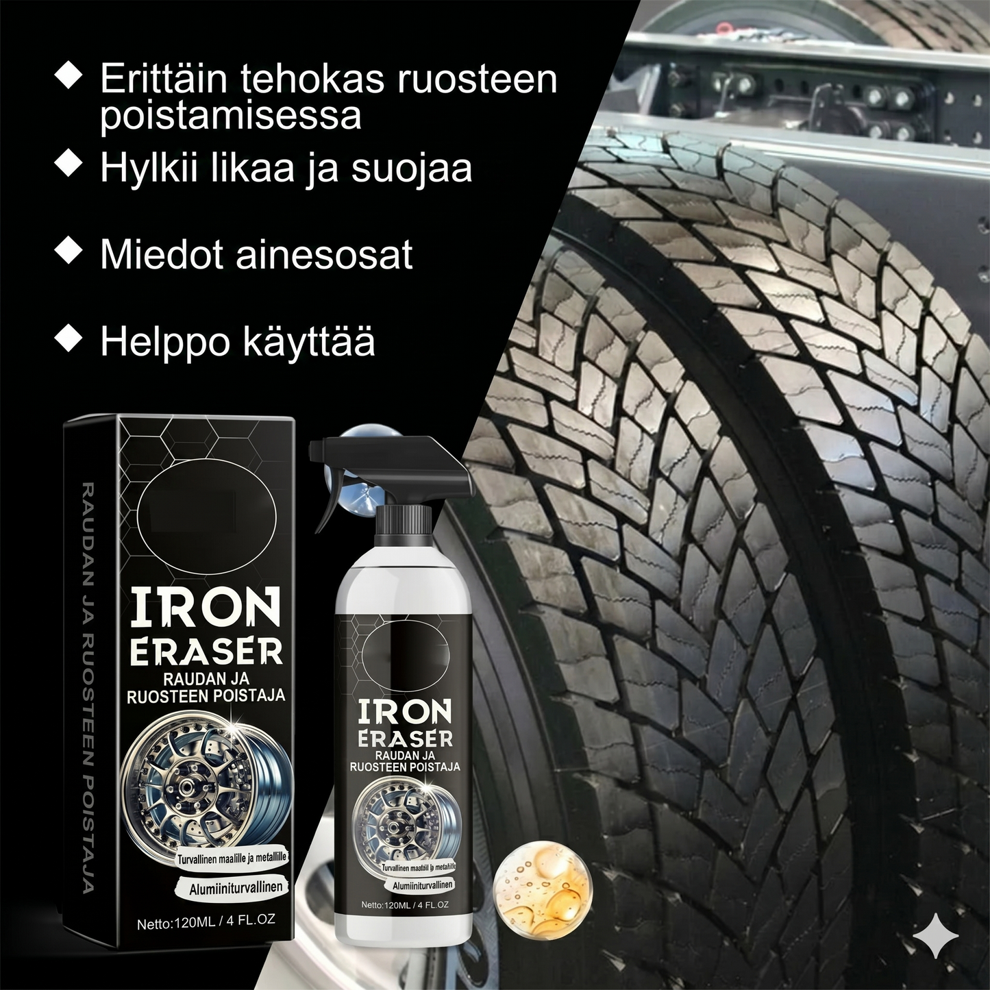 Teollisuuslaatuinen ruosteenpoistoaine