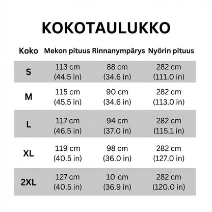 Selätön maksimekko naisille – säädettävä, väljä ja monikäyttöinen