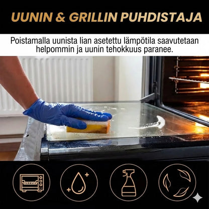 Uunin ja grillin puhdistussuihke