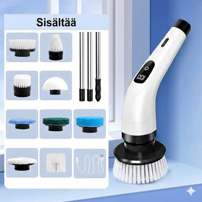 9-in-1 sähköinen puhdistusharja