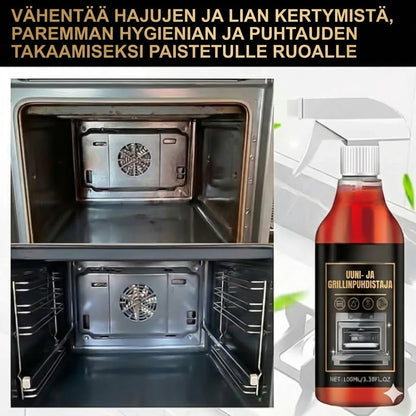 Uunin ja grillin puhdistussuihke