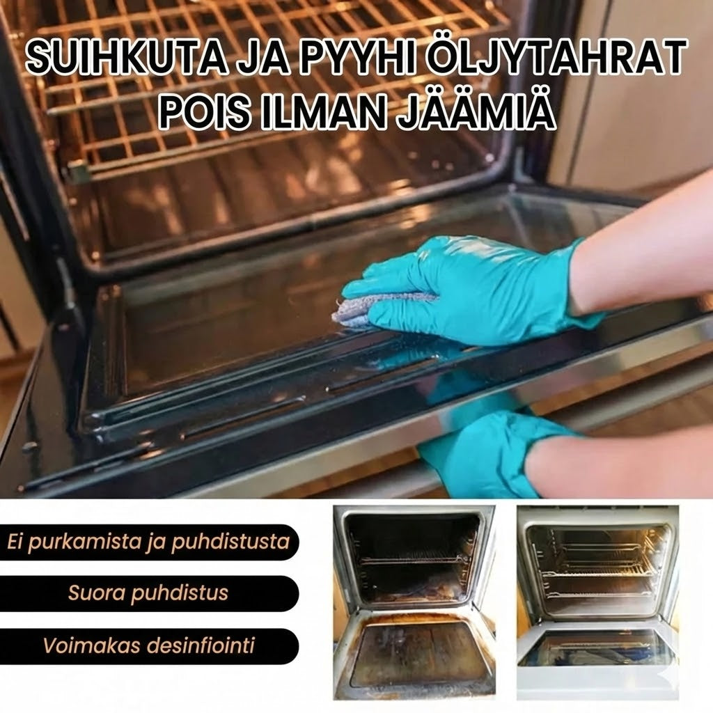 Uunin ja grillin puhdistussuihke