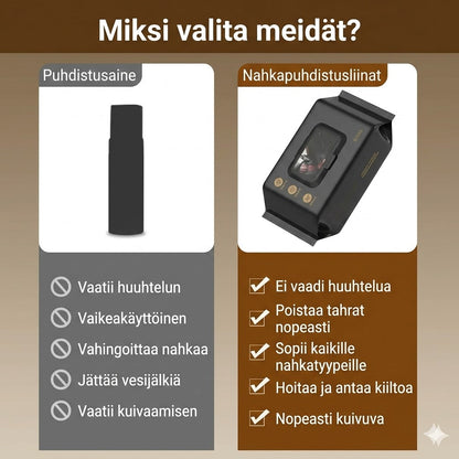 Auton sisätilojen puhdistuspyyhkeet