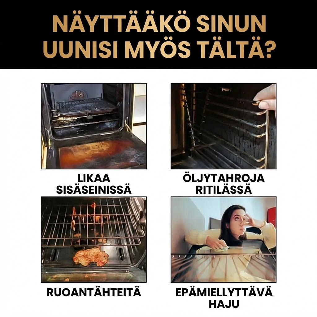 Uunin ja grillin puhdistussuihke
