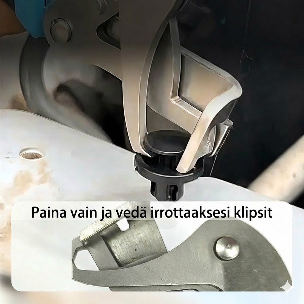 Auton muovikiinnikepihdit