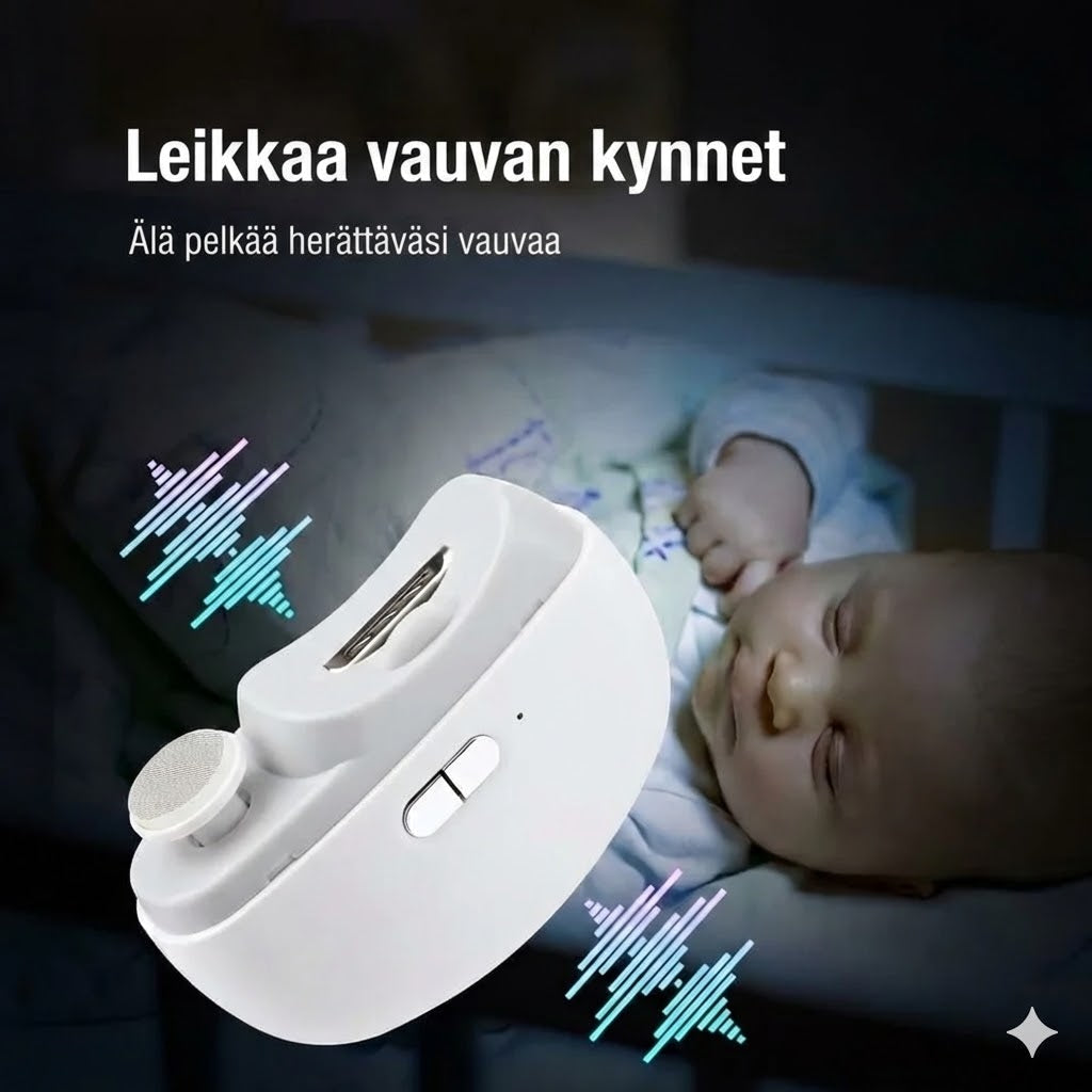 3-in-1 sähköinen kiillotuslaite ja automaattinen kynsileikkuri