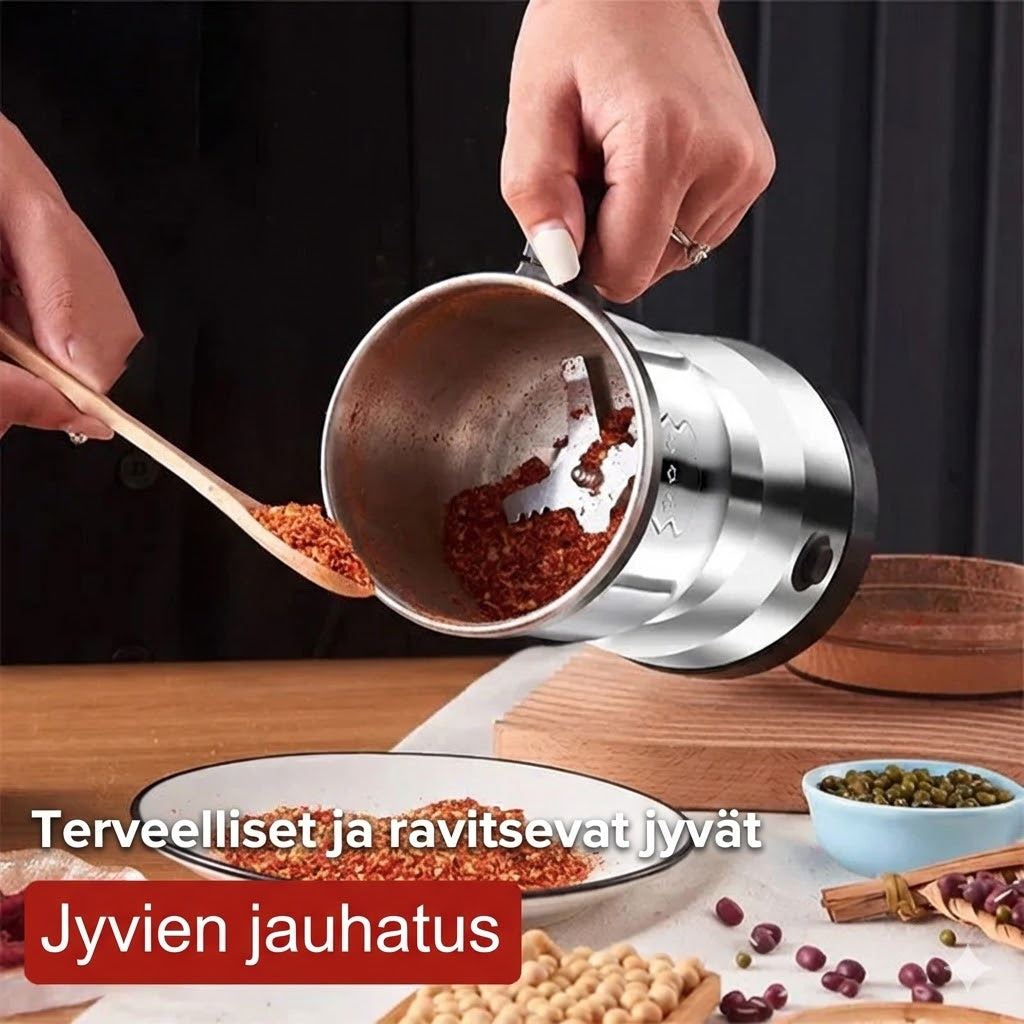 Monitoiminen sähköinen hiomakone kotikäyttöön