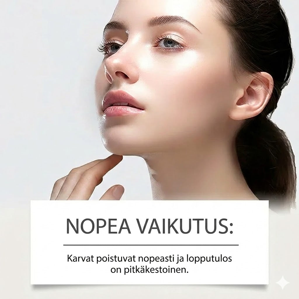 Hellävarainen ja kivuton kasvojen karvanpoistovoide