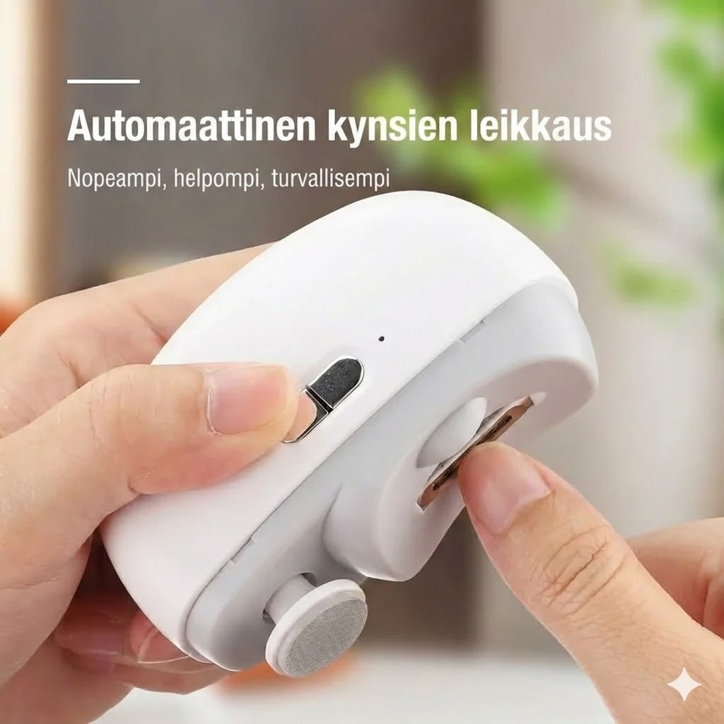 3-in-1 sähköinen kiillotuslaite ja automaattinen kynsileikkuri