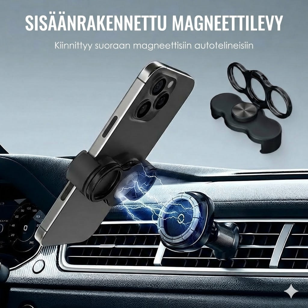 Kaksoisrengas kolmelle sormelle ja takakiinnike